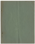Moe Howard's 32pp. Script Dated October 1939 for The 1940 Three Stooges Film ''You Nazty Spy!'' -- Very Good Condition